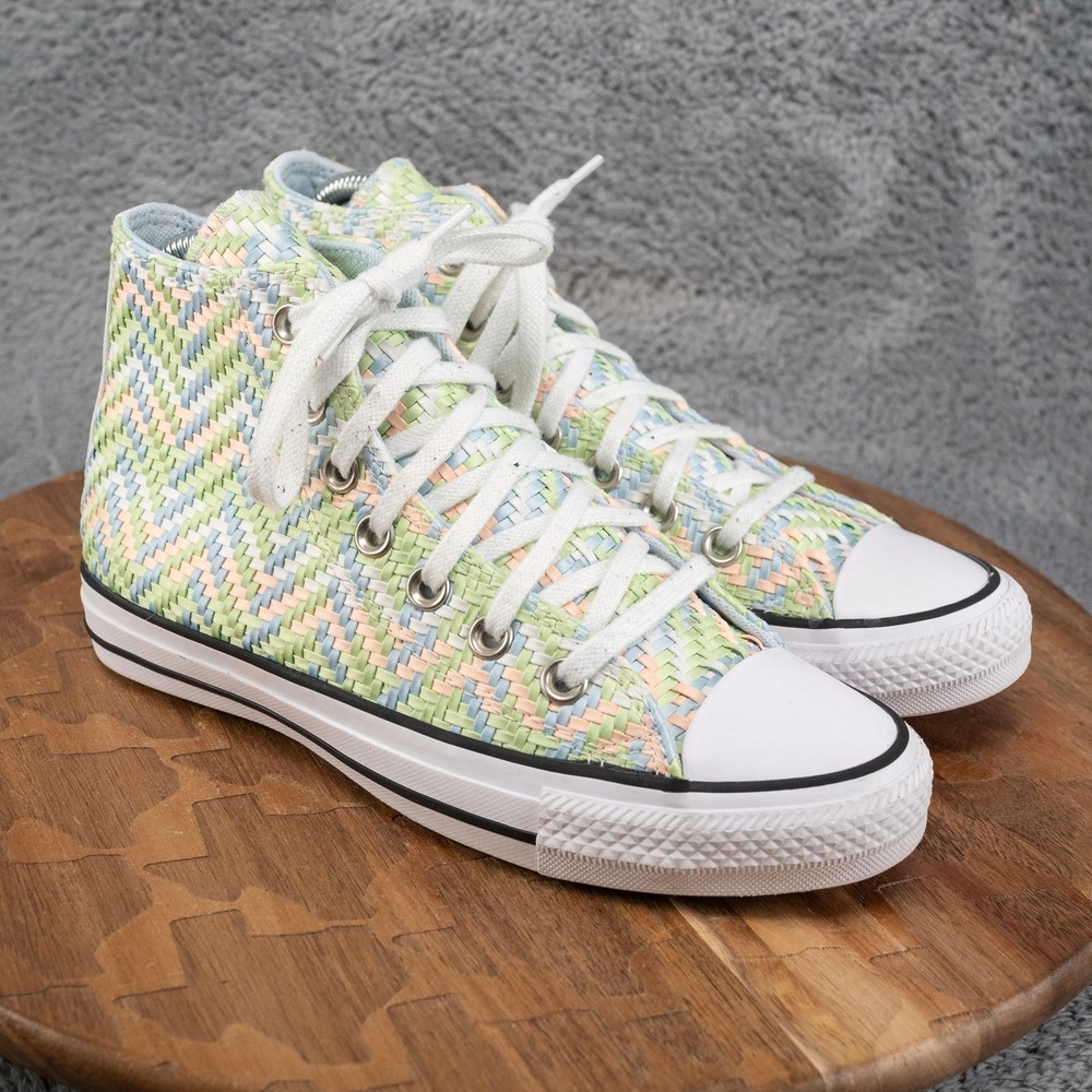6.5 Converse Chuck Taylor All Star High Top We Miss Festivals Blue 571876C Woven